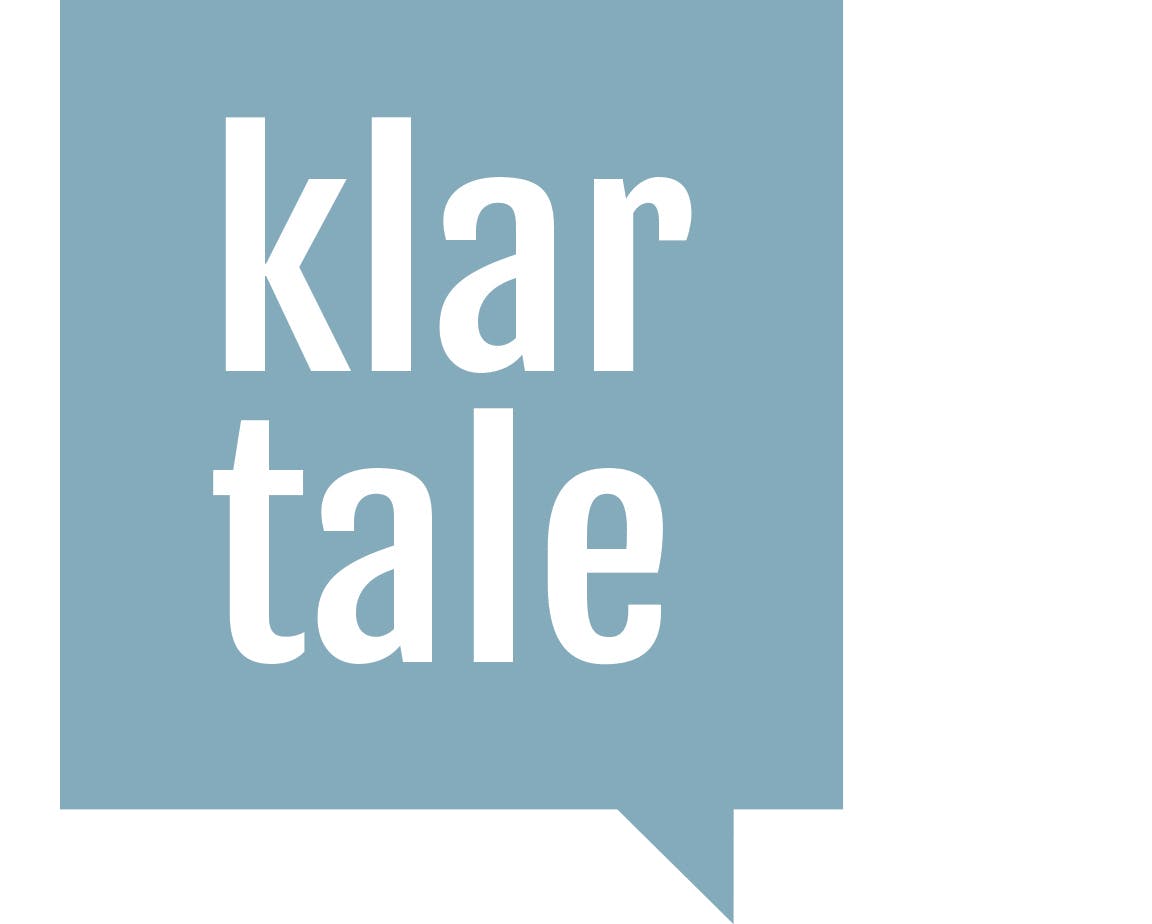 Logo for Klar Tale søker ny ansvarlig redaktør og daglig leder