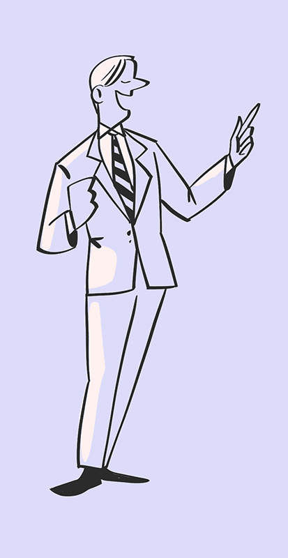 Illustrasjon av person